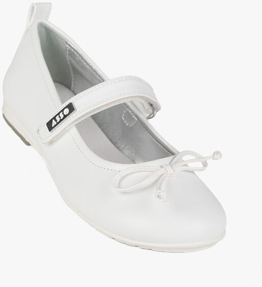 Asso Ballerine da bambina con cinturino Ballerine bambina Bianco taglia 25