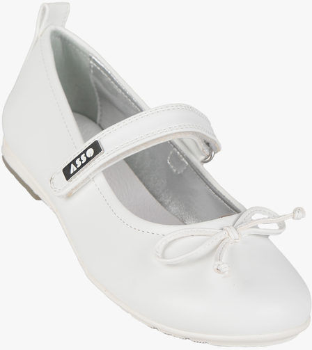 Asso Ballerine da bambina con cinturino Ballerine bambina Bianco taglia 32