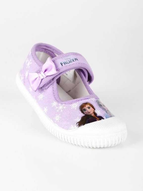 Disney Ballerine da bambina in tela con strappo Ballerine bambina Viola taglia 23