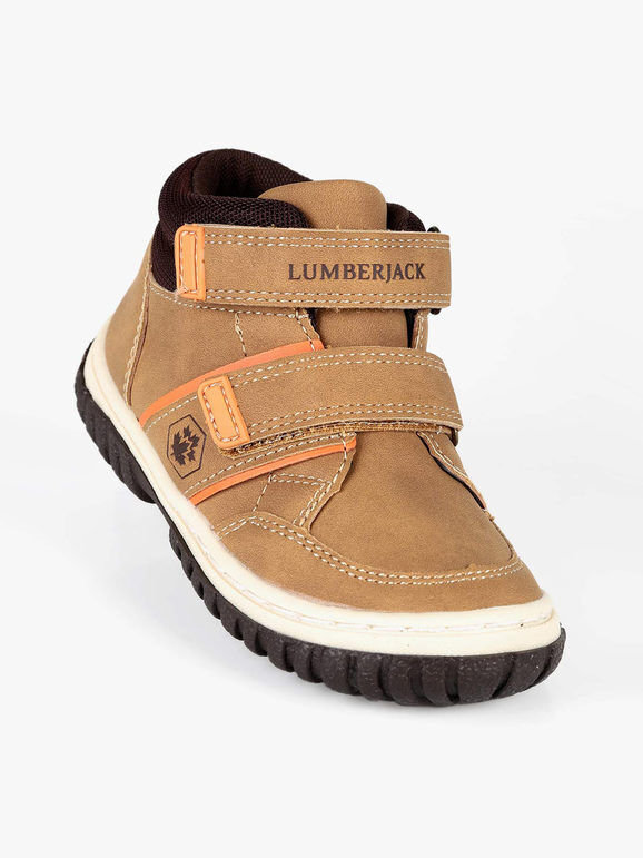 Lumberjack BALOO Sneakers alte da bambino con strappi Sneakers Alte bambino Marrone taglia 20