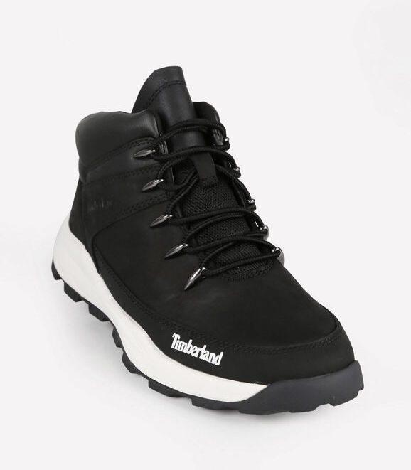 Timberland BROOKLYN Scarponcini da bambino in pelle nubuck Scarponi bambino Nero taglia 31