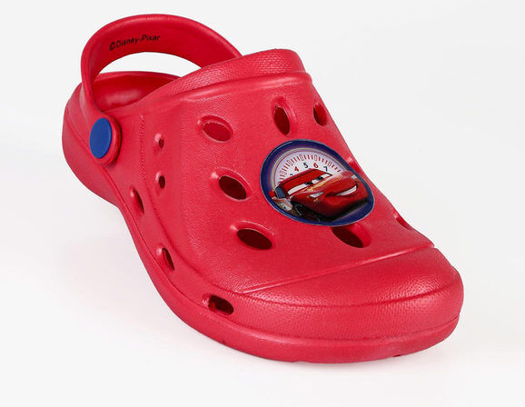 Disney Ciabatte Cars modello crocs da bambino Ciabatte bambino Rosso taglia 30/31