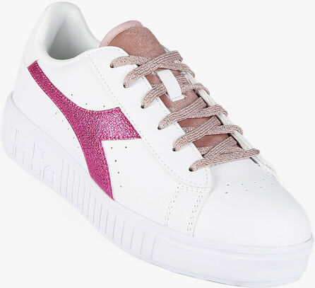 Diadora GAME STEP P METALLIC CRAQUELE GS Sneakers da ragazza Sneakers Basse bambina Bianco taglia 39