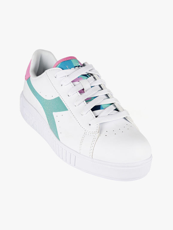 Diadora GAME STEP WONDERLAND Sneakers stringate da ragazza Sneakers Basse bambina Bianco taglia 36