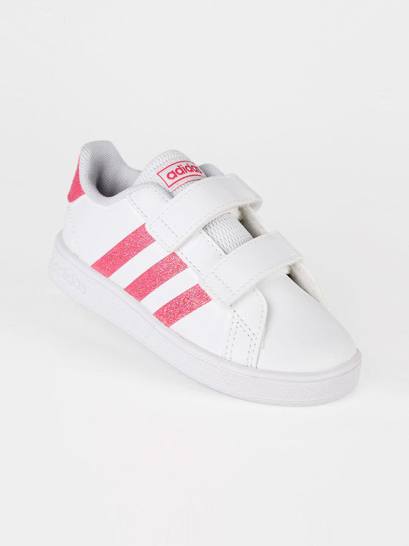 Adidas GRAND COURT I Sneakers basse con strappi Sneakers Basse bambina Bianco taglia 25