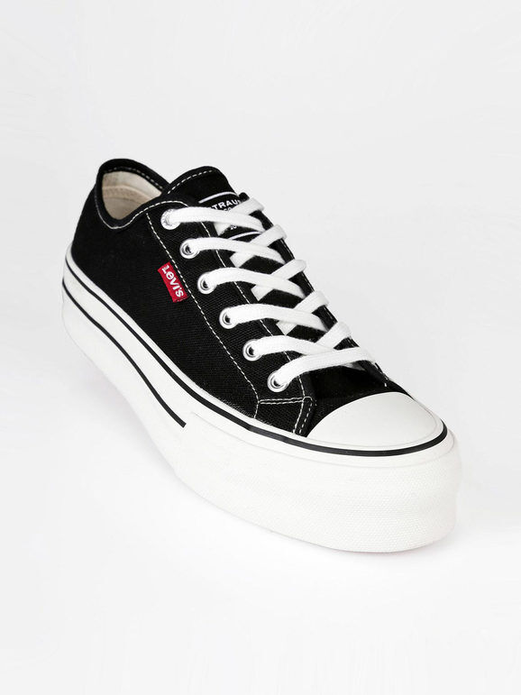 Levis High Ball VBAL0005T Sneakers in tela con platform da ragazza Sneakers Basse bambina Nero taglia 37