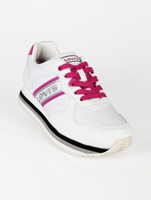 Levis Hollywood VHOL0010S scarpe sportive ragazze Sneakers con Zeppa bambina Bianco taglia 37