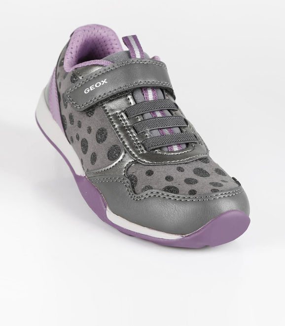 Geox J JOCKER PLUS G.A Sneakers bambina in ecopelle scamosciata Sneakers Basse bambina Grigio taglia 33