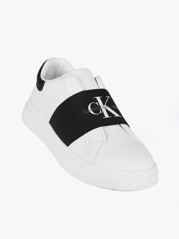 Calvin Klein LOW CUT Sneakers basse slip on da bambino Sneakers Basse bambino Bianco taglia 30