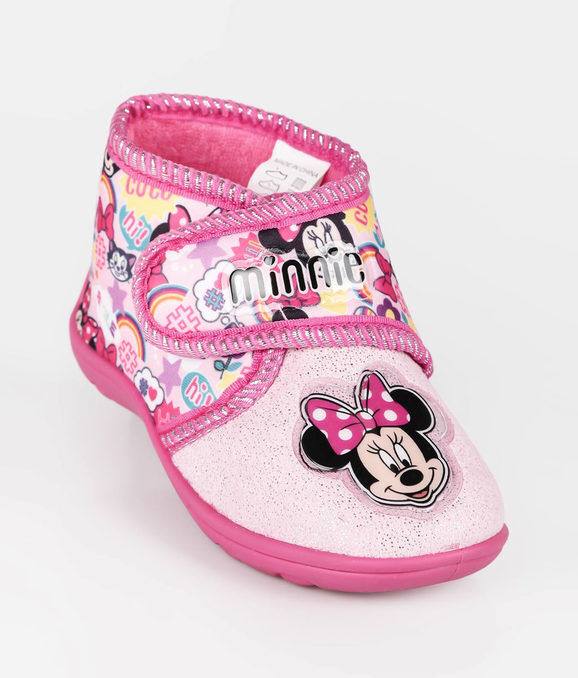 Disney Minnie pantofole alte da bambina Pantofole bambina Rosa taglia 28