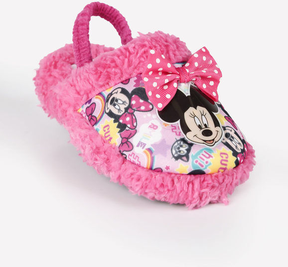 Disney Minnie pantofole bambina con elastico Pantofole bambina Fucsia taglia 28/29