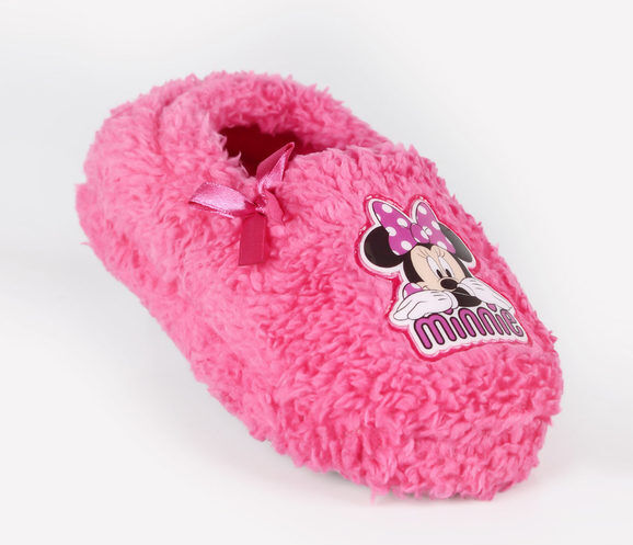 Disney Minnie pantofole basse da bambina Pantofole bambina Fucsia taglia 24/25