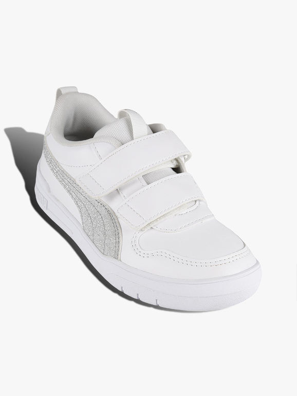 Puma Multiflex glitz sneakers da bambina con strappi Sneakers Basse bambina Bianco taglia 30