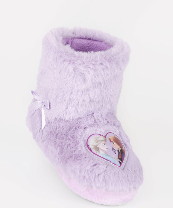 Disney Pantofole a stivaletto con pelo Pantofole bambina Viola taglia 32/33