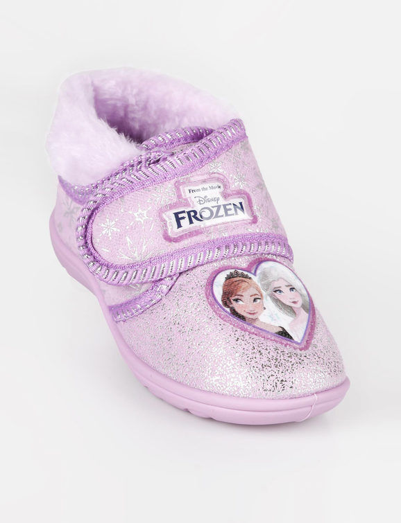 Disney Pantofole alte da bambina con pelo Pantofole bambina Viola taglia 22