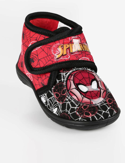 Marvel Pantofole alte da bambino con luci Pantofole bambino Rosso taglia 23