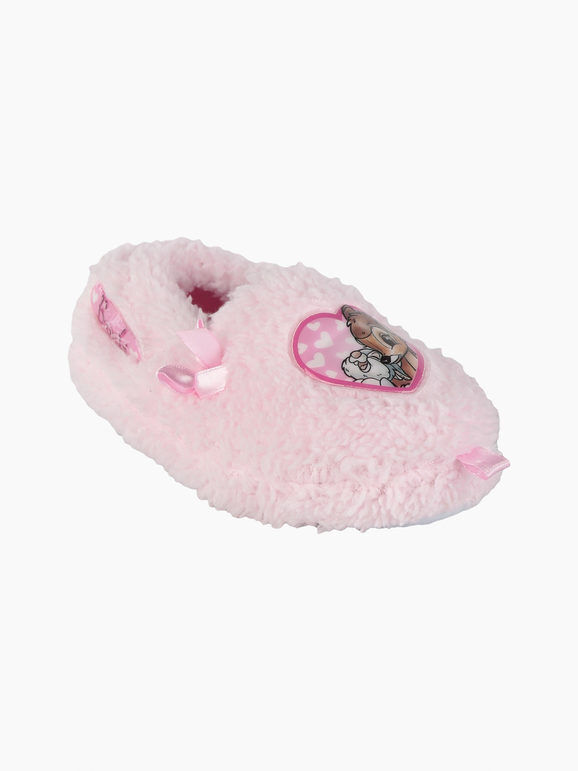 unicorn Pantofole chiuse pelose da bimba Pantofole bambina Rosa taglia 28/29