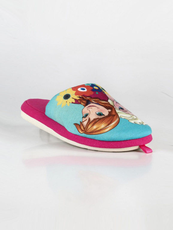 Disney Pantofole Frozen in tessuto Pantofole bambina Fucsia taglia 35/36