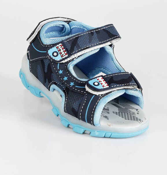 Shoes Sandali da bambino con strappi Sandali Bassi bambino Blu taglia 25