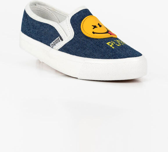 Smiley World Scarpe basse senza lacci effetto jeans Sneakers Basse bambino Jeans taglia 28