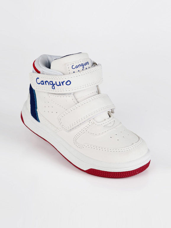 Canguro Sneakers alte con strappi Sneakers Alte bambino Bianco taglia 24