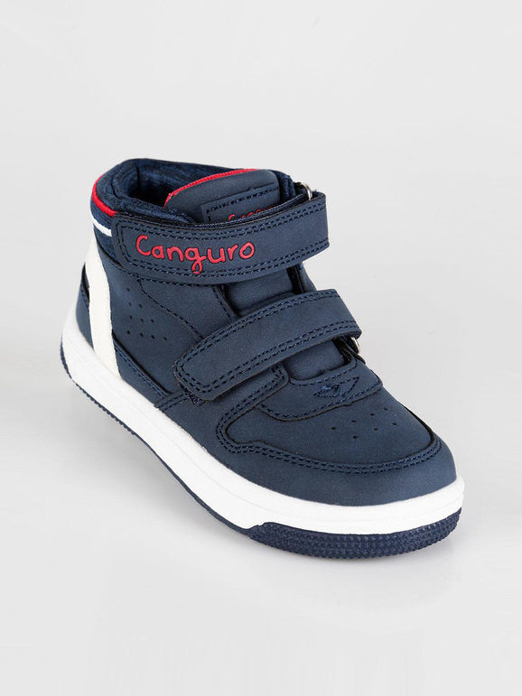 Canguro Sneakers alte con strappi Sneakers Alte bambino Blu taglia 24