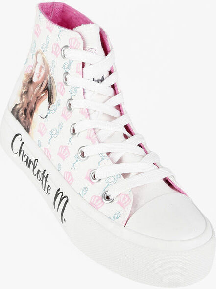 Charlotte Sneakers alte da bambina in tela Sneakers Alte bambina Bianco taglia 31