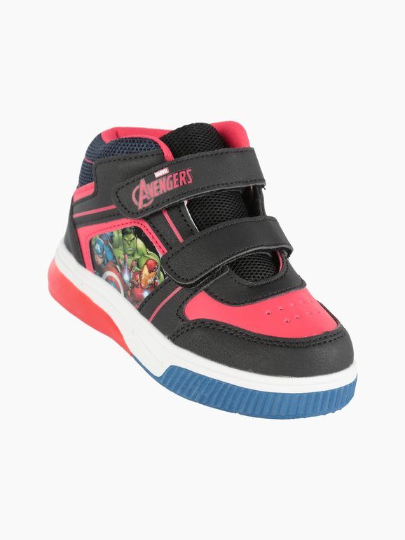 Marvel Sneakers alte da bambino con luci Sneakers Basse bambino Nero taglia 24