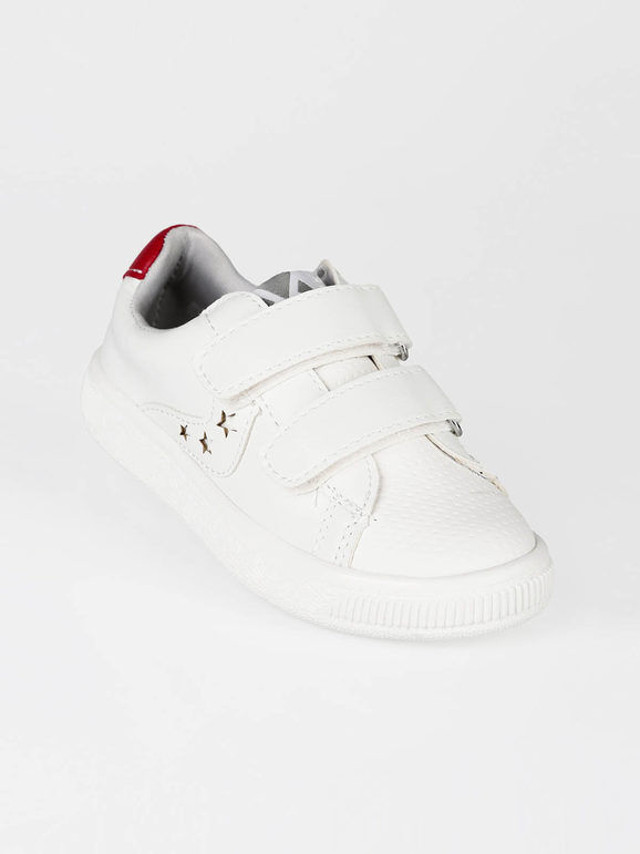 Giardino D'Oro Sneakers bambino con strappi Sneakers Basse bambino Bianco taglia 24