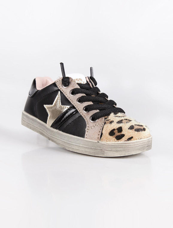 Miss Sixty Sneakers basse con stampa animalier Sneakers Basse bambina Nero taglia 25