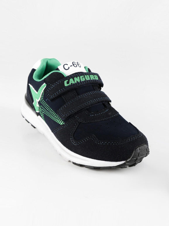 Canguro Sneakers bimbo con strappi Sneakers Basse bambino Blu taglia 30