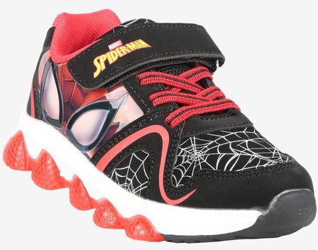 Spiderman Sneakers da bambino con luci Sneakers Basse bambino Nero taglia 30