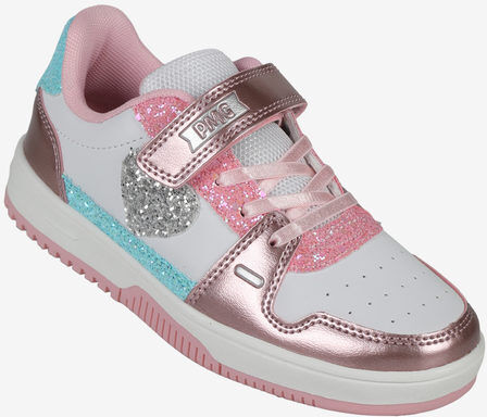 Primigi Sneakers da ragazza con strappo e glitter Sneakers Basse bambina Rosa taglia 34