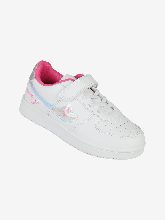 Bacio & Bacio Sneakers da ragazza con strappo Sneakers Basse bambina Fucsia taglia 33