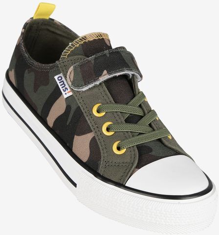 Original Marines Sneakers da ragazzo in tela con strappo Sneakers Basse bambino Verde taglia 34