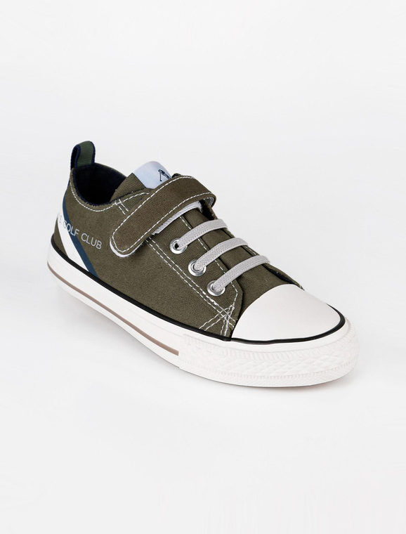 U.S. Golf Club Junior Sneakers in tela con strappo Sneakers Basse bambino Verde taglia 22