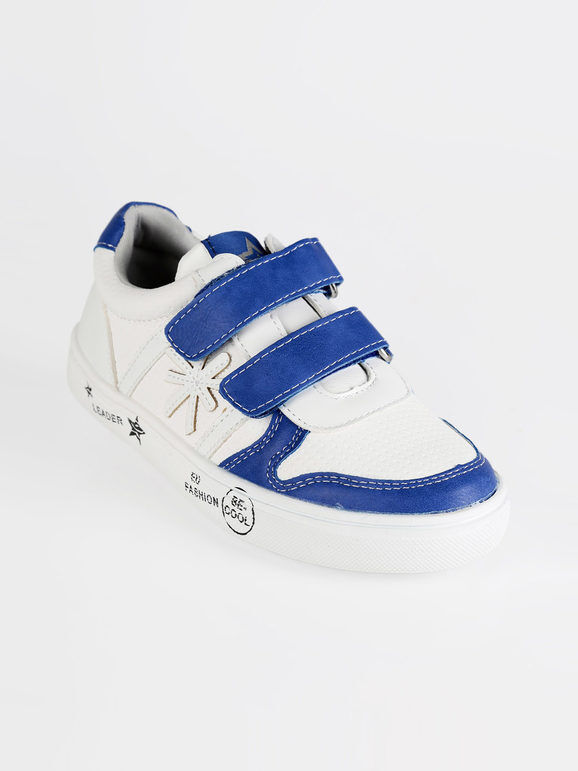 giardino d'oro sneakers ragazzo con strappi gd8005 sneakers basse bambino bianco taglia 35