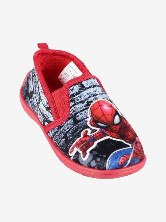 Marvel Spider Man pantofole alte chiuse da bambino Pantofole bambino Rosso taglia 24