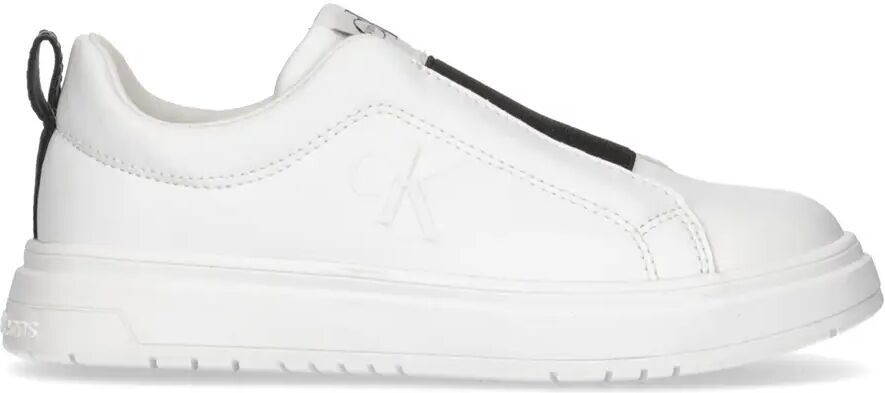 Calvin Klein Sneakers Bianche Unisex BIANCO/NERO 30