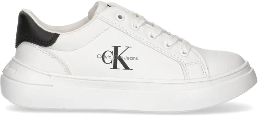 Calvin Klein Sneakers Bianche Unisex BIANCO/NERO 30