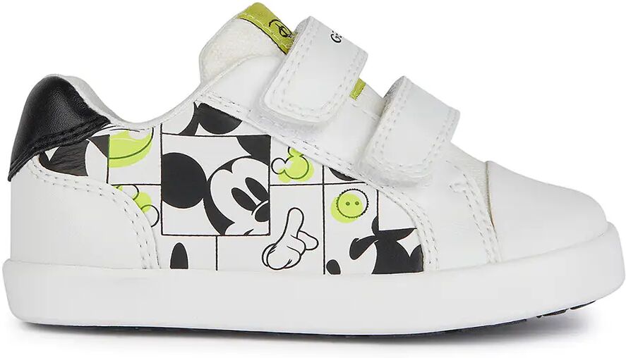 Geox Sneakers Bianche Bambino BIANCO/GIALLO 20