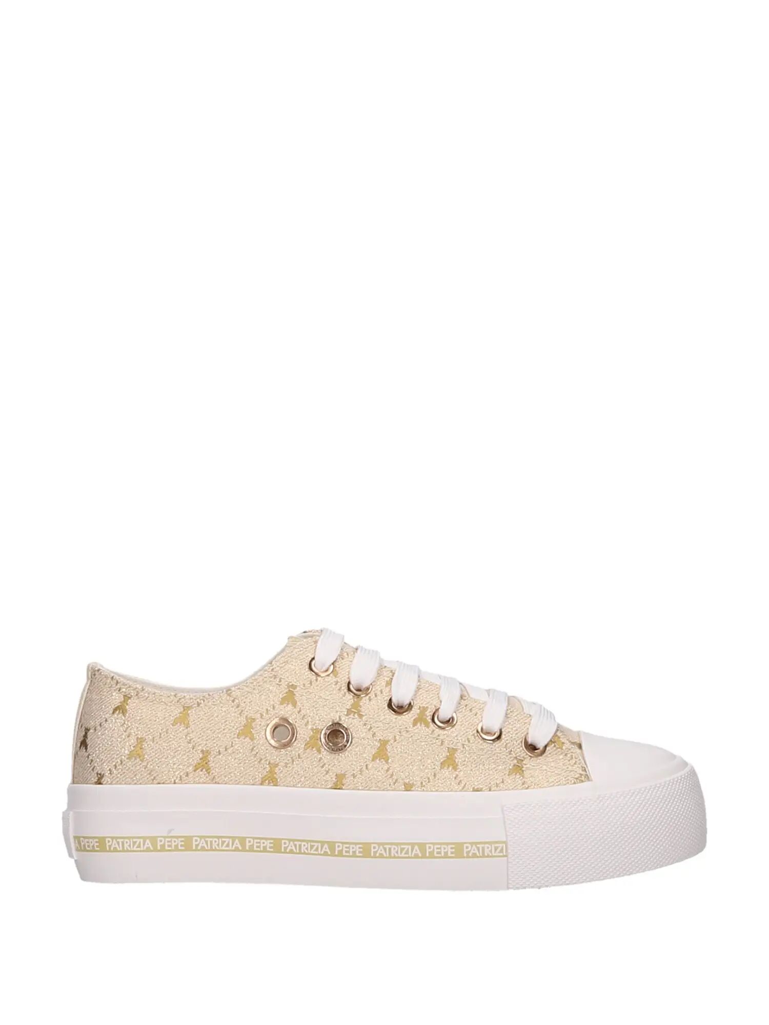 Patrizia Pepe Sneakers Ragazza Colore Beige/platino BEIGE/PLATINO 35