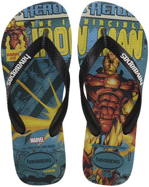 Havaianas Top Marvel Classic - ciabatte - bambino Blue/Yellow 41/42 BR