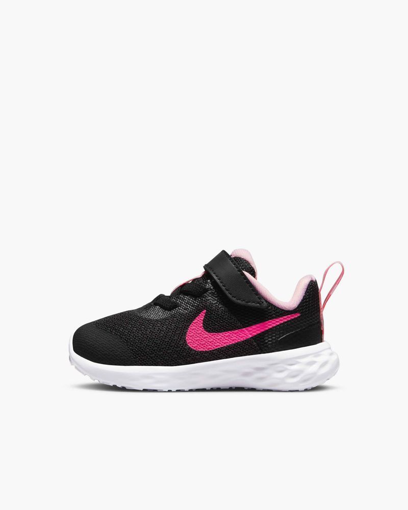 Nike Scarpe Revolution 6 Nero e Rosa Bambino DD1094-007 6C