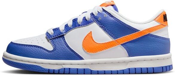 Nike Scarpe Dunk Low Blu e Bianco Bambino FN7783-400 4Y