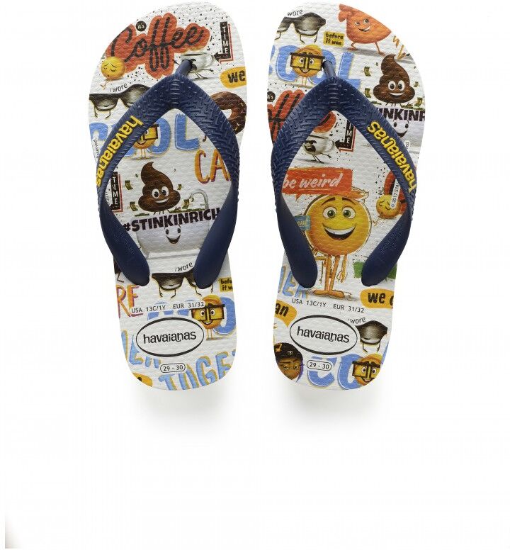 Havaianas Jr Emoji Movie Bianco BRASIL 25/26 EUR 27/28