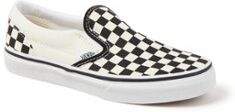 VANS Classic slip-on met ruitdessin - Gebroken wit