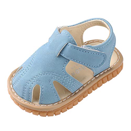 Generic Dansschoenen Jongens Sandalen Roodachtige Schoenen Eerste Schoenen Wandelaar Single Baby Zachte Jongens Meisjes Baby Schoenen Lage Schoenen Jongens 35, Z1 blauw., 6-9 Monate