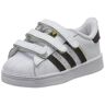 adidas Originals Unisex Baby Superstar Sneaker, Footwear White Core Black Footwear White, 21 EU, Footwear White Core Black Footwear White, 21 EU