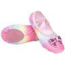 SEAUR Balletschoenen meisjes glitter pailleten/satijn balletschoenen leren zool balletschoenen voor kinderen 23-35 EU, A03 Glitter Roze Regenboog, 27 EU